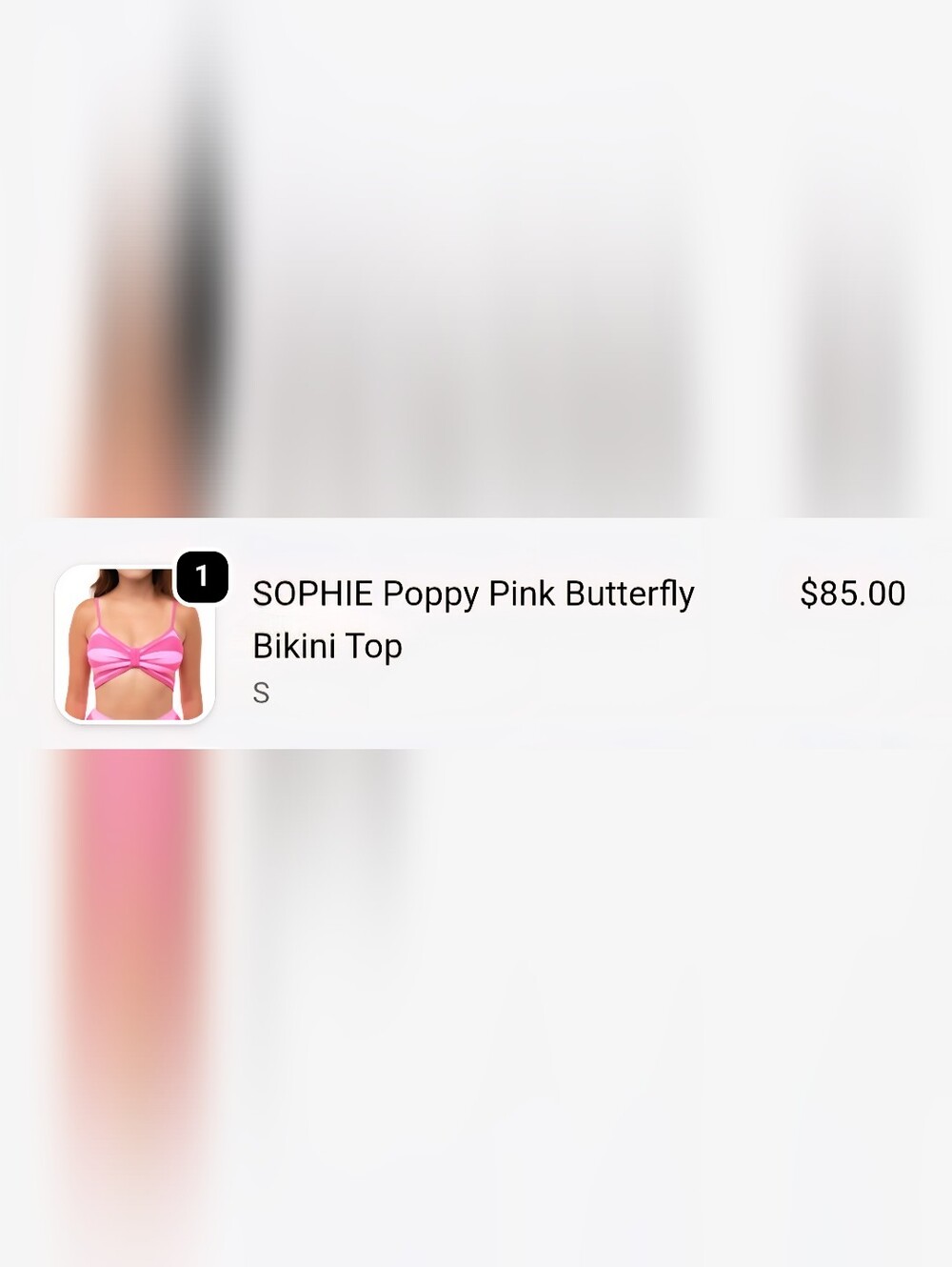 93 PLAY STREET BUTTERFLY BIKINI TOP - DISCONTINUED - Picture 5 of 5